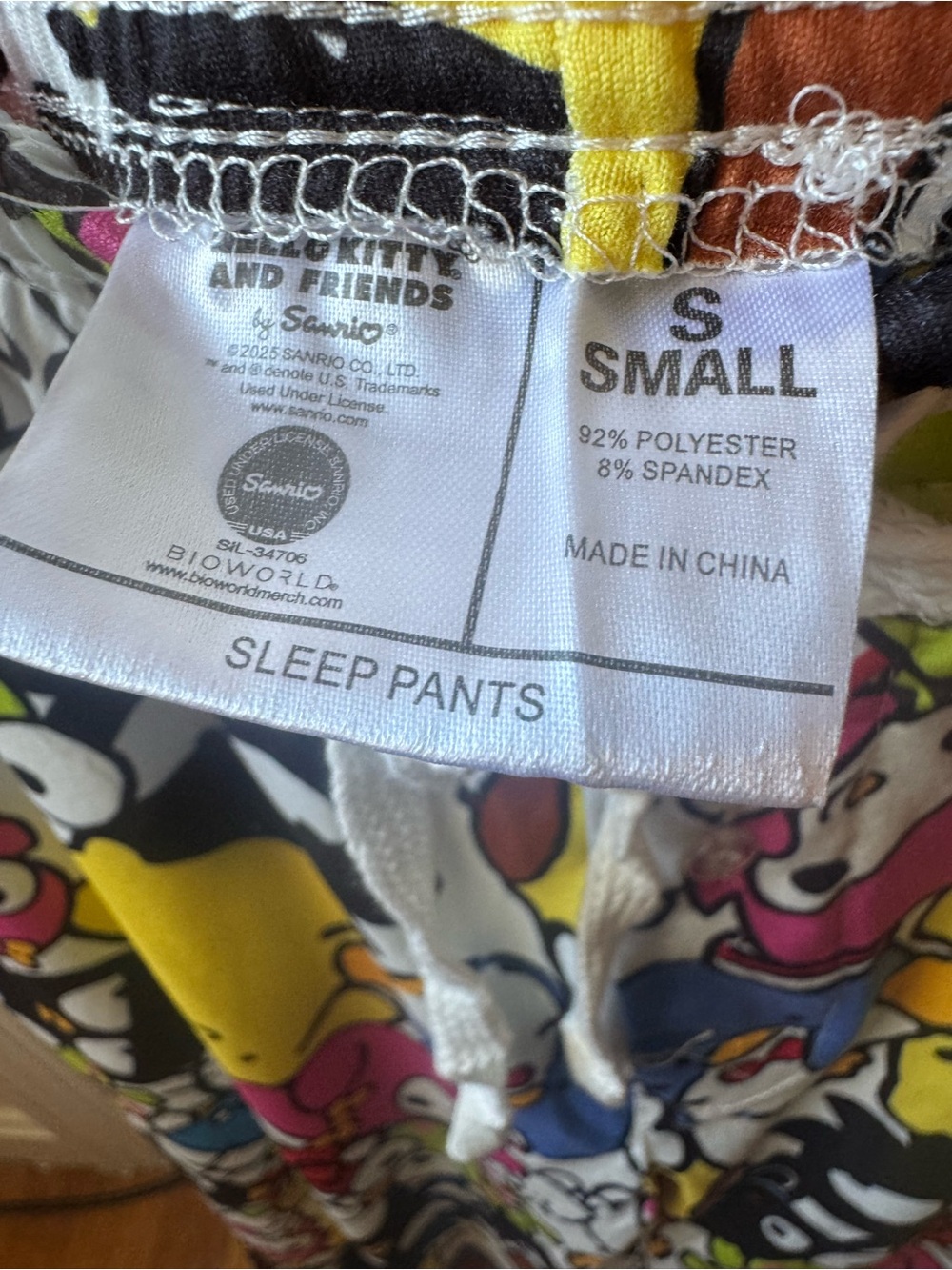 2 NWT Sanrio HELLO KITTY Lounge Sleep Pants PJ Bundle - Picture 5 of 12
